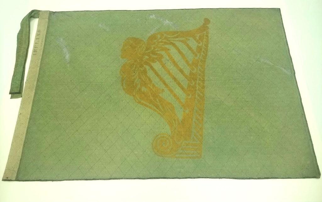 Pictured above is a guidon; probably a company flag, carried by soldiers in the 23rd Illinois Volunteer Infantry.